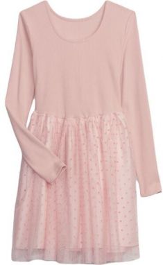 GAP K2T Dievčenské šaty, ružová, veľkosť