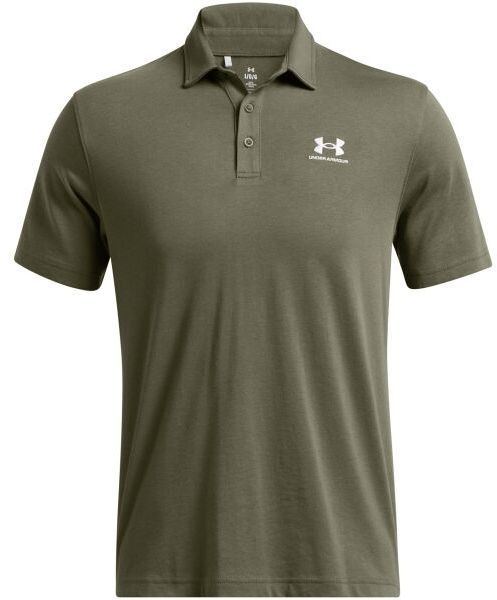 Under Armour ICON Pánske polo tričko, khaki, veľkosť M