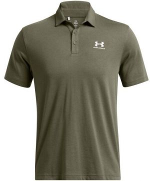 Under Armour ICON Pánske polo tričko, khaki, veľkosť M