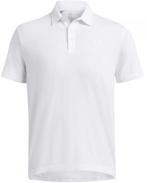 Under Armour ICON Pánske polo tričko, biela, veľkosť