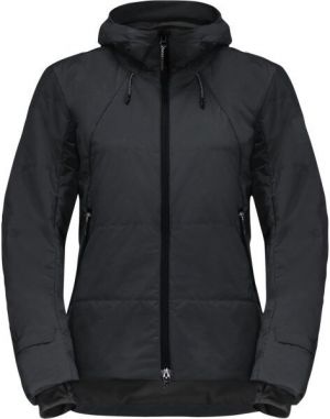Jack Wolfskin BIKE COMMUTE INS JKT W Dámska zimná cyklistická bunda, čierna, veľkosť