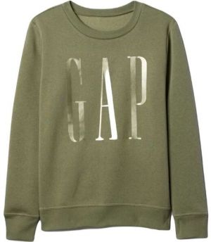 GAP V-LOGO Dámska mikina, khaki, veľkosť