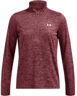 Under Armour TECH TWIST Dámske tričko, vínová, veľkosť