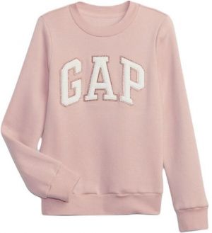GAP V-FRCH LOGO Detská mikina, ružová, veľkosť