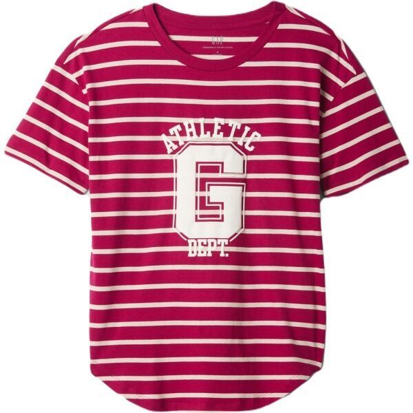 GAP FRCH SS ORGANIC VINTAGE Dámske tričko, červená, veľkosť