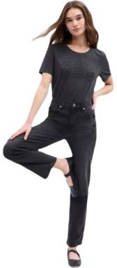 GAP LOGO CLASSIC Dámske tričko, tmavě šedá, veľkosť