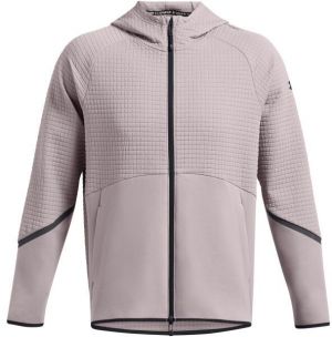 Under Armour UNSTOPPABLE FLEECE GRID Pánska mikina, sivá, veľkosť