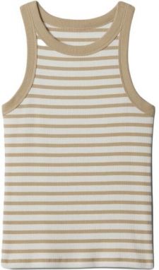GAP MOD RIB HALTER Dámske tielko, béžová, veľkosť