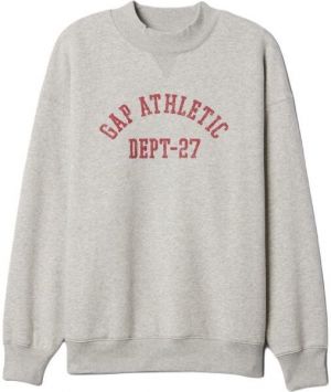 GAP MOCKNECK Dámska mikina, sivá, veľkosť