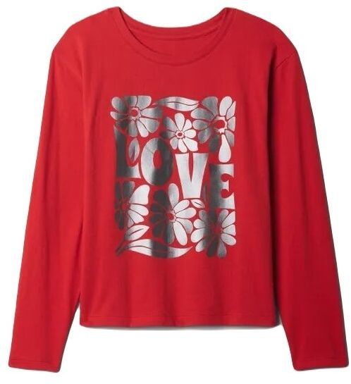 GAP VALUE Dievčenské tričko, červená, veľkosť