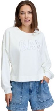 GAP FASHION LOGO Dámska mikina, biela, veľkosť