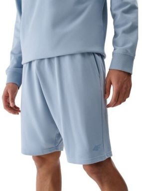 4F SHORTS CAS Pánske teplákové kraťasy, svetlomodrá, veľkosť