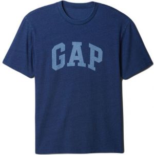 GAP LOGO FOURTH OF JULY Pánske tričko, tmavo modrá, veľkosť