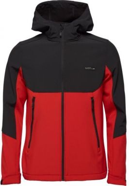 LOAP LUCAS Pánska softshellová bunda, červená, veľkosť