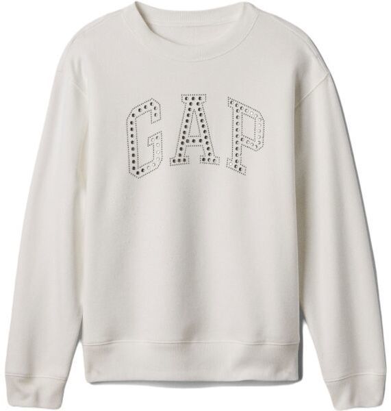 GAP V-GAP HERITAGE CREW Dámska mikina, biela, veľkosť