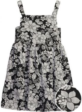 GAP SIDE SMOCK Dievčenské šaty, čierna, veľkosť