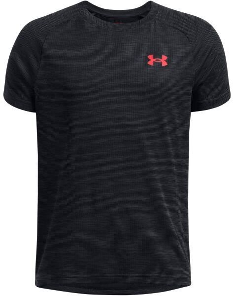 Under Armour TECH TEXTURED Chlapčenské tričko, čierna, veľkosť S