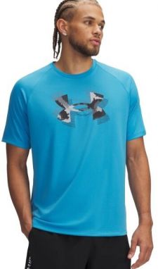 Under Armour TECH PRINT FILL Pánske tričko, modrá, veľkosť L
