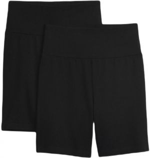 GAP BIKE SHORT 2 PACK Dámske kraťasy, čierna, veľkosť