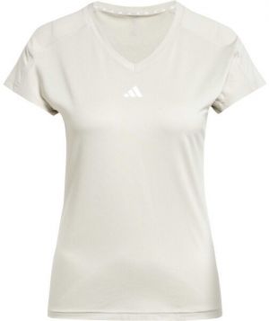 adidas TRAIN ESSENTIALS TEE Dámske športové tričko, béžová, veľkosť