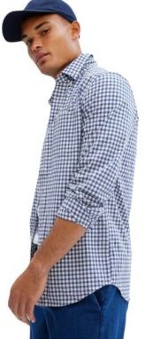 GAP SLIM STRETCH POPLIN BASIC Pánska košeľa, svetlomodrá, veľkosť