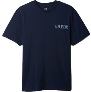 GAP CIRCLE Pánske tričko, tmavě modrá, veľkosť