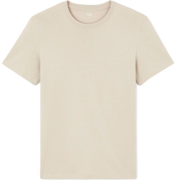 CELIO TEBASE Pánske tričko, béžová, veľkosť