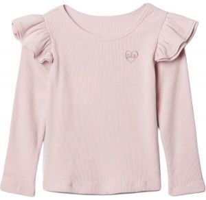 GAP V-JPN LONGSLEEVE BABY Dievčenské tričko, ružová, veľkosť