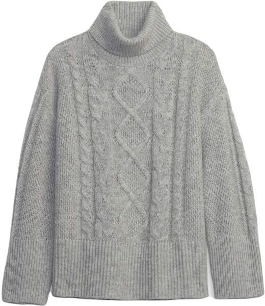 GAP SPLIT Dámsky sveter, sivá, veľkosť