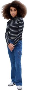 GAP LS MOCKNECK Dievčenské tričko, tmavo modrá, veľkosť