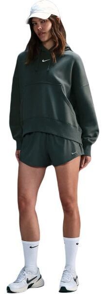 Nike SPORTSWEAR PHOENIX FLEECE Dámska mikina, tmavo zelená, veľkosť