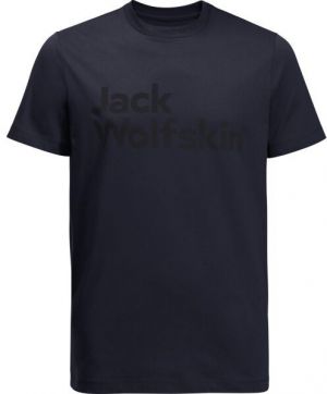 Jack Wolfskin BRAND T M Pánske tričko, tmavo modrá, veľkosť
