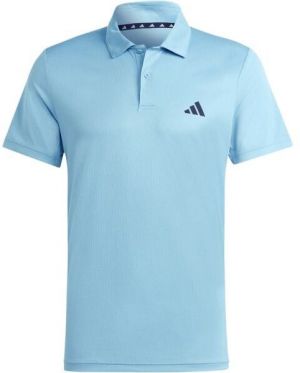 adidas TRAIN ESSENTIALS BASE POLO Pánske polo tričko, svetlomodrá, veľkosť