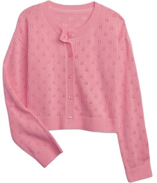 GAP EASTER CARDI Dievčenský sveter, ružová, veľkosť