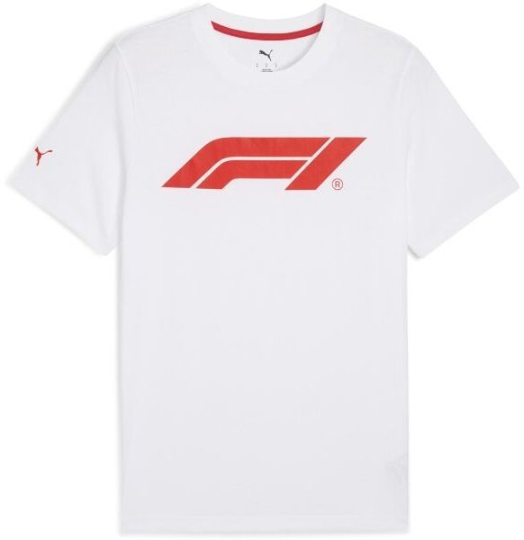 Puma F1 ESSENTIALS LOGO TEE Pánske tričko, biela, veľkosť