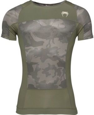 Venum G-FIT AIR RASHGUARD Pánske športové tričko, khaki, veľkosť