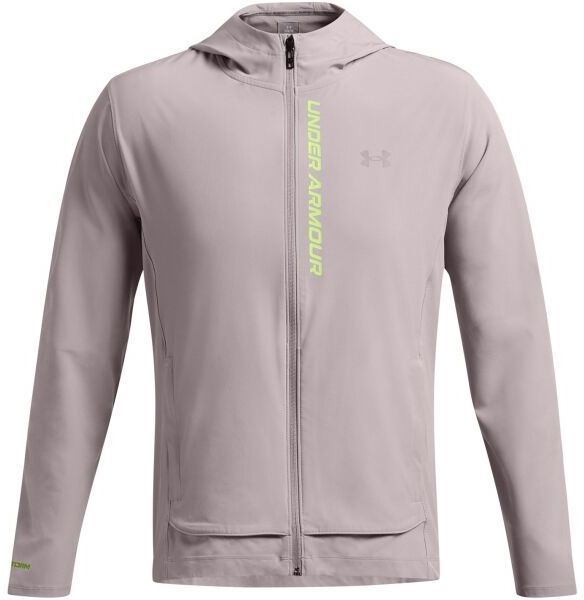 Under Armour OUTRUN THE STORM JACKET Pánska bunda, sivá, veľkosť M