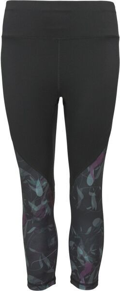 Fitforce TYLONE Dámske 3/4 fitness legíny, čierna, veľkosť