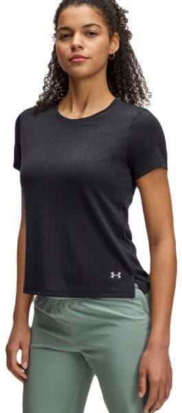 Under Armour LAUNCH CAMO Dámske tričko, čierna, veľkosť