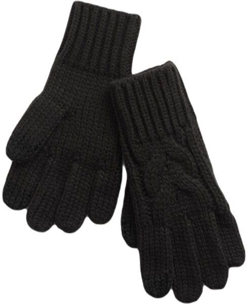 GAP CABLE Dievčenské rukavice, čierna, veľkosť