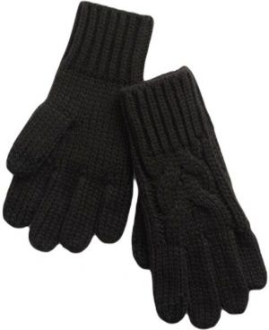 GAP CABLE Dievčenské rukavice, čierna, veľkosť