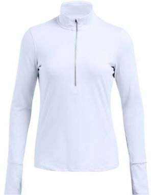 Under Armour QUALIFIER RUN 1/2 ZIP Dámske tričko, svetlomodrá, veľkosť