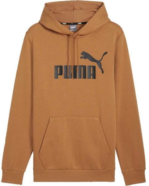Puma ESS BIG LOGO Pánska športová mikina, hnedá, veľkosť