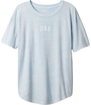GAP BOYFRIEND Dámske tričko, svetlomodrá, veľkosť
