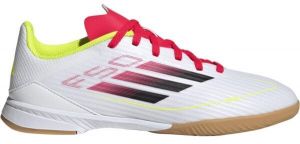 adidas F50 LEAGUE IN J Detská halová obuv, biela, veľkosť