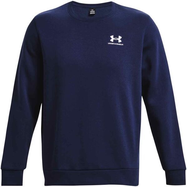 Under Armour ESSENTIAL FLEECE CREW Pánska mikina, tmavo modrá, veľkosť M