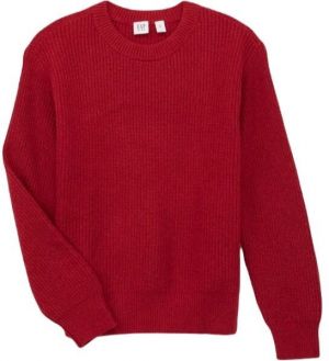 GAP CASHSOFT CREW Chlapčenský sveter, červená, veľkosť