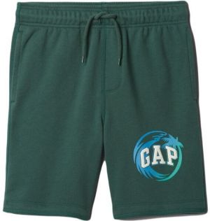GAP FRAN LOGO FASH Chlapčenské kraťasy, tmavo zelená, veľkosť