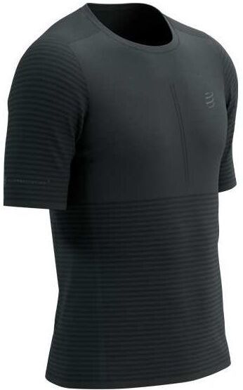 Compressport RACING SS TSHIRT M Pánske bežecké tričko, čierna, veľkosť