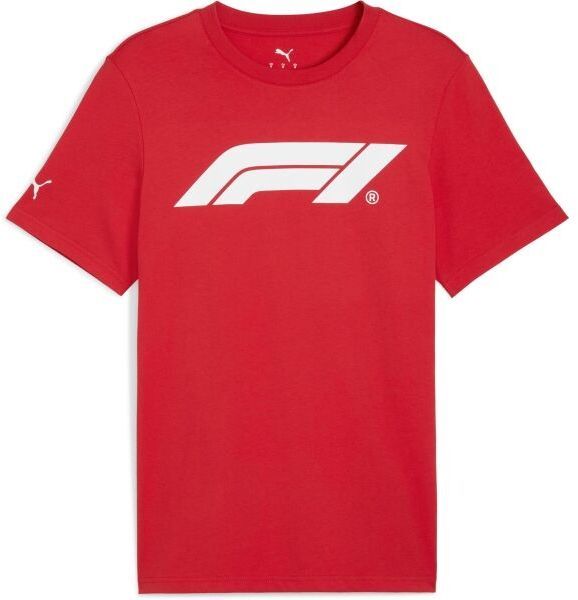 Puma F1 ESSENTIALS LOGO TEE Pánske tričko, červená, veľkosť